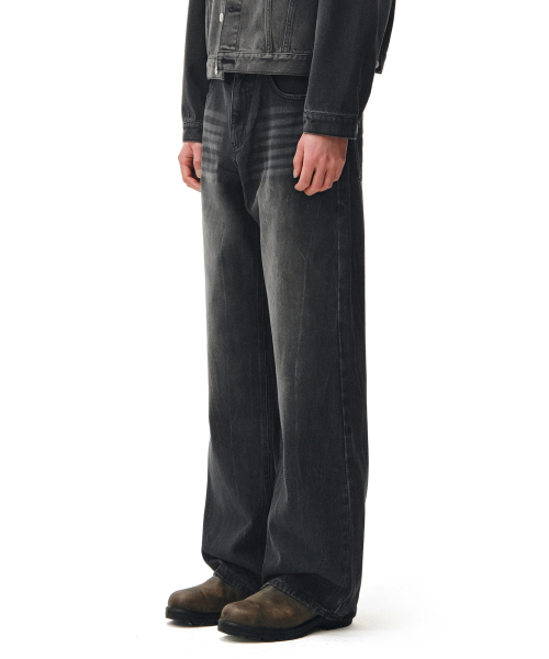DECET(デケト)の「Mid Rise Wide Jeans DCPT027CRBlack2(デニムパンツ・レディース・その他・34/32/30/26/28)」の6枚目の写真