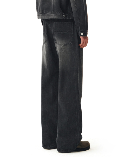 DECET(デケト)の「Mid Rise Wide Jeans DCPT027CRBlack2(デニムパンツ・レディース・その他・34/32/30/26/28)」の7枚目の写真