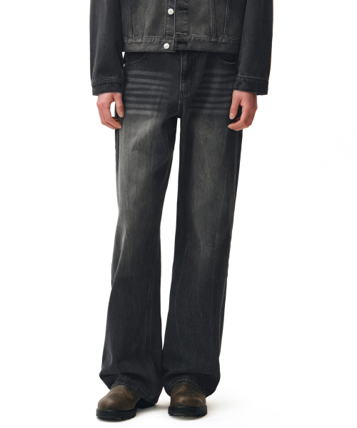 DECET(デケト)の「Mid Rise Wide Jeans DCPT027CRBlack2(デニムパンツ・レディース・その他・34/32/30/26/28)」の11枚目の写真