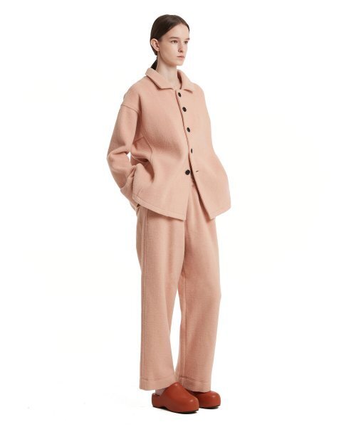 TRUNK PROJECT(トランクプロジェクト)の「Wool Shirts Jacket_Pink(その他アウター・レディース・ピンク・LARGE/SMALL/X-SMALL)」の3枚目の写真
