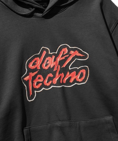 VASTIC(バスティック)の「スタッドダブルステッチフードパーカー_ブラック(パーカー・メンズ・その他・LARGE/MEDIUM)」の5枚目の写真