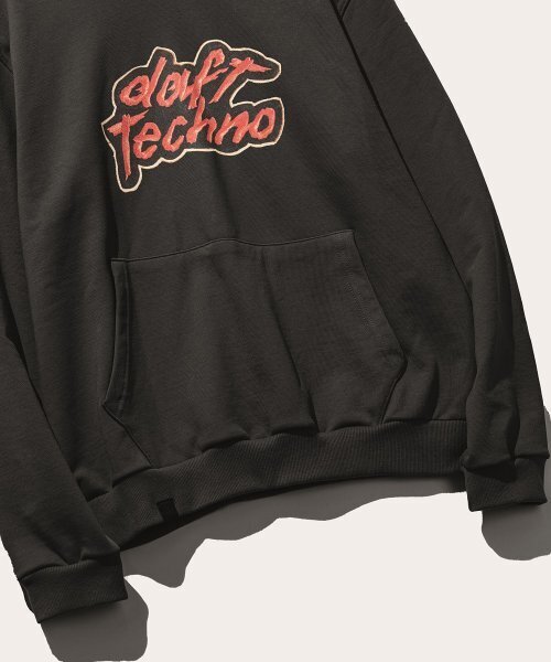 VASTIC(バスティック)の「スタッドダブルステッチフードパーカー_ブラック(パーカー・メンズ・その他・LARGE/MEDIUM)」の6枚目の写真