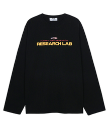 FDR（エフディーアール）の「USA Research LAB Logo Long sleeve Black（Tシャツ/カットソー）」