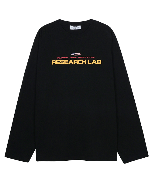 FDR(エフディーアール)の「USA Research LAB Logo Long sleeve Black(Tシャツ/カットソー・メンズ・その他・SMALL/MEDIUM/LARGE)」の1枚目の写真