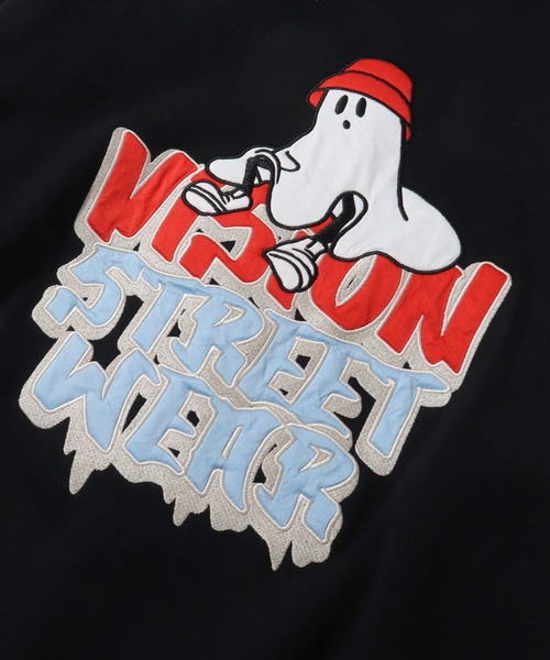 VISION STREET WEAR（ヴィジョンストリートウェア）の「【VISION STREET WEAR/ヴィジョンストリートウェア】Ghost Satin ZIP PK/ゴースト ダブルジップ サテン刺繍 パーカー フーディー（パーカー・メンズ・グリーン系その他/ブラック/ライトグレー・L/M/LL）」の21枚目の写真