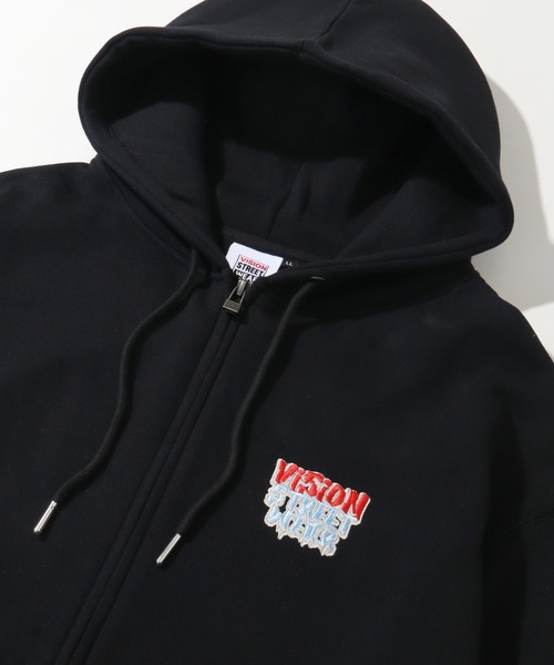 VISION STREET WEAR（ヴィジョンストリートウェア）の「【VISION STREET WEAR/ヴィジョンストリートウェア】Ghost Satin ZIP PK/ゴースト ダブルジップ サテン刺繍 パーカー フーディー（パーカー・メンズ・グリーン系その他/ブラック/ライトグレー・L/M/LL）」の19枚目の写真