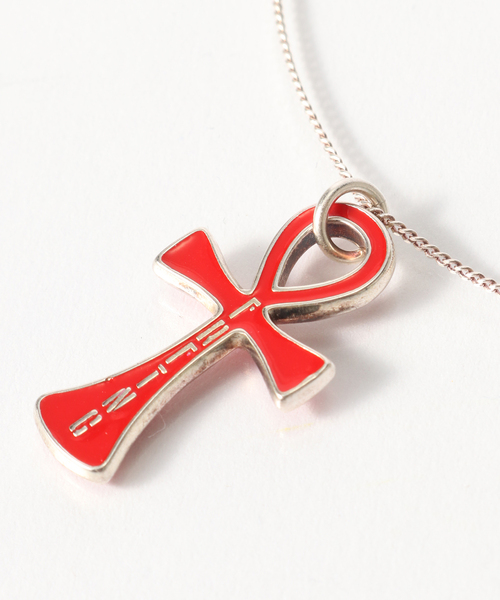 FAF（フェイク アス フラワーズ）の「FAF (FAKE AS FLOWERS) / フェイク アズ フラワーズ ANKH NECKLACE（ネックレス・メンズ・ピンク・FREE）」の4枚目の写真