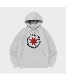 MM ROUND LOGO HOODIE(GREY)