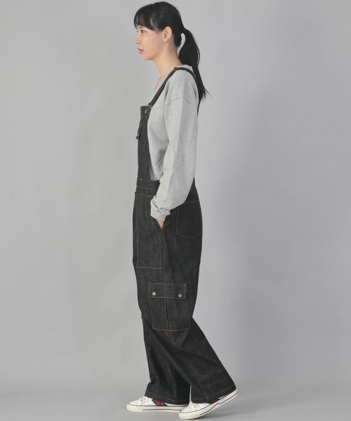 セール】Classic Cargo EX Wide Overalls CCW-615 Black Denim