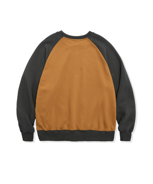 CACTUSDONUTMARKET（カクタスドーナツマーケット）の「Smiling Dog Raglan Sweatshirt - Orange（スウェット・メンズ・その他・MEDIUM/LARGE）」の3枚目の写真