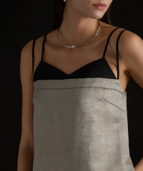 LE'RURE（リルアー）の「Knot design metal choker（チョーカー・レディース・ゴールド/シルバー・FREE）」の6枚目の写真