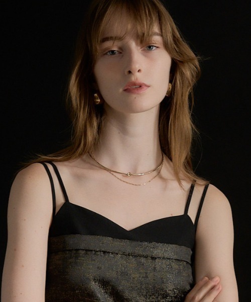 LE'RURE（リルアー）の「Knot design metal choker（チョーカー・レディース・ゴールド/シルバー・FREE）」の4枚目の写真