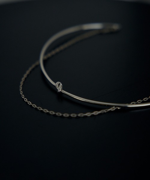 LE'RURE（リルアー）の「Knot design metal choker（チョーカー・レディース・ゴールド/シルバー・FREE）」の8枚目の写真