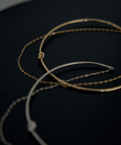 LE'RURE（リルアー）の「Knot design metal choker（チョーカー・レディース・ゴールド/シルバー・FREE）」の5枚目の写真