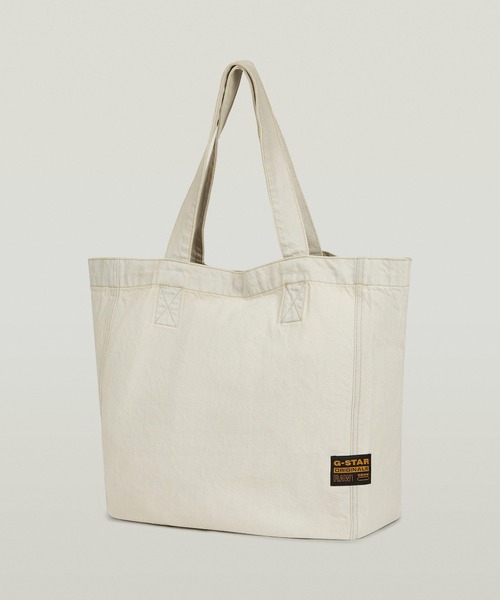 G-STAR(ジースター)の「【UNISEX】Big Tote Bag/ビッグサイズカラーデニムウォッシュド加工トートバッグ(トートバッグ・メンズ・グレー系その他・ONE SIZE)」の1枚目の写真