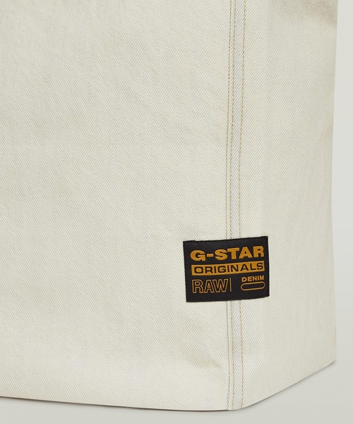 G-STAR(ジースター)の「【UNISEX】Big Tote Bag/ビッグサイズカラーデニムウォッシュド加工トートバッグ(トートバッグ・メンズ・グレー系その他・ONE SIZE)」の4枚目の写真