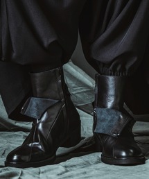 NO ID. | 【NO ID.】Layered Heel Boots / レイヤード ヒール ブーツ(ブーツ)