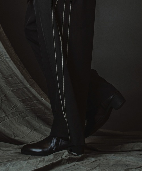 NO ID.（ノーアイディ）の「【NO ID.】Layered Heel Boots / レイヤード ヒール ブーツ（ブーツ・メンズ・ブラック・44(28.5cm)/42(27.5cm/40(25.5cm）」の10枚目の写真