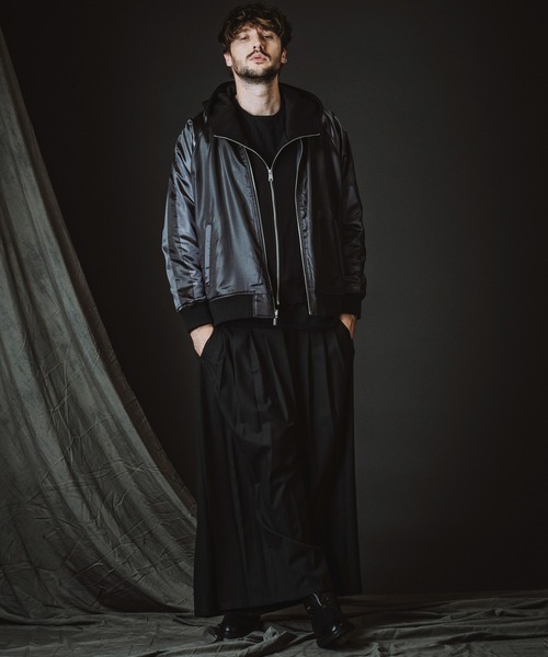 NO ID.（ノーアイディ）の「【NO ID.】Layered Heel Boots / レイヤード ヒール ブーツ（ブーツ・メンズ・ブラック・44(28.5cm)/42(27.5cm/40(25.5cm）」の20枚目の写真