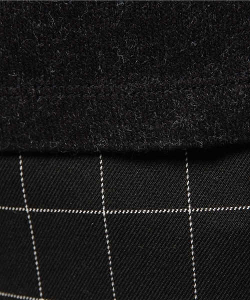 OUTLET(アウトレット)の「【WHO'S WHO gallery】EXニットソー切替(Tシャツ/カットソー・メンズ・ブラック/カーキ・MEDIUM/LARGE)」の9枚目の写真