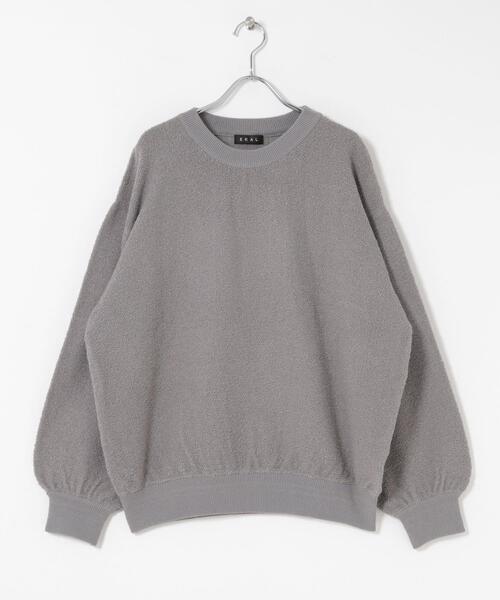 EKAL(エカル)の「パイル編みクルーニット(ニット/セーター・レディース・ベージュ系その他/ネイビー・ONE)」の18枚目の写真