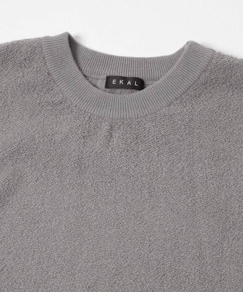 EKAL(エカル)の「パイル編みクルーニット(ニット/セーター・レディース・ベージュ系その他/ネイビー・ONE)」の19枚目の写真
