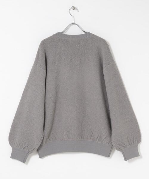 EKAL(エカル)の「パイル編みクルーニット(ニット/セーター・レディース・ベージュ系その他/ネイビー・ONE)」の21枚目の写真