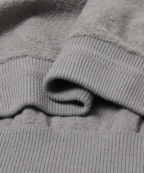 EKAL(エカル)の「パイル編みクルーニット(ニット/セーター・レディース・ベージュ系その他/ネイビー・ONE)」の22枚目の写真
