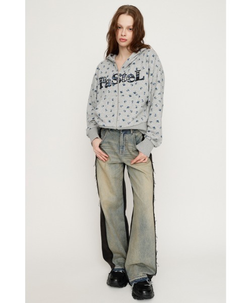 SLY(スライ)の「【2026SS新作】L/W TWIST SIZING DENIM ローウエストツイスト サイジングデニム 春服(デニムパンツ・レディース・ブラック系その他2/ブルー・0/1/2)」の8枚目の写真