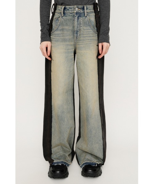 SLY(スライ)の「【2026SS新作】L/W TWIST SIZING DENIM ローウエストツイスト サイジングデニム 春服(デニムパンツ・レディース・ブラック系その他2/ブルー・0/1/2)」の9枚目の写真