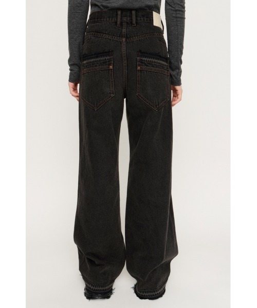 SLY(スライ)の「【2026SS新作】L/W TWIST SIZING DENIM ローウエストツイスト サイジングデニム 春服(デニムパンツ・レディース・ブラック系その他2/ブルー・0/1/2)」の11枚目の写真