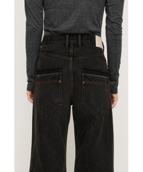 SLY(スライ)の「【2026SS新作】L/W TWIST SIZING DENIM ローウエストツイスト サイジングデニム 春服(デニムパンツ・レディース・ブラック系その他2/ブルー・0/1/2)」の13枚目の写真