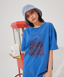 スプラッシュフェスティバルピグメントTシャツブルー