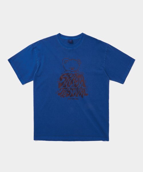 AQO STUDIO SPACE(アコスタジオスペース)の「スプラッシュフェスティバルピグメントTシャツブルー(Tシャツ/カットソー・レディース・その他・LARGE/MEDIUM)」の5枚目の写真