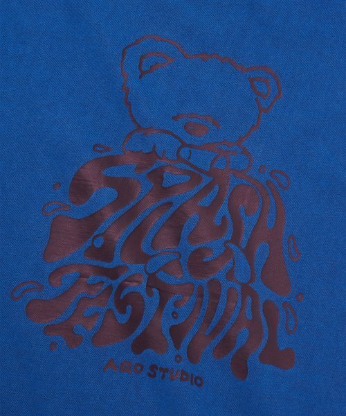 AQO STUDIO SPACE(アコスタジオスペース)の「スプラッシュフェスティバルピグメントTシャツブルー(Tシャツ/カットソー・レディース・その他・LARGE/MEDIUM)」の8枚目の写真