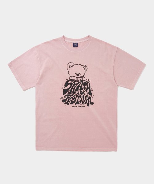 AQO STUDIO SPACE(アコスタジオスペース)の「スプラッシュフェスティバルピグメントTシャツブルー(Tシャツ/カットソー・レディース・その他・LARGE/MEDIUM)」の9枚目の写真