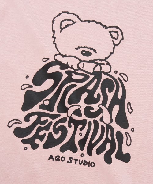 AQO STUDIO SPACE(アコスタジオスペース)の「スプラッシュフェスティバルピグメントTシャツブルー(Tシャツ/カットソー・レディース・その他・LARGE/MEDIUM)」の12枚目の写真
