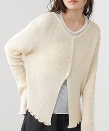 Bab（バブ）の「ヘムメロウスリットカーディガン（カーディガン/ボレロ）」