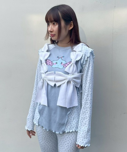 Candy Stripper（キャンディストリッパー）の「RIBBON ビスチェ（その他トップス・レディース・パープル系その他/ピンク/オフホワイト/ブラック・FREE）」の16枚目の写真