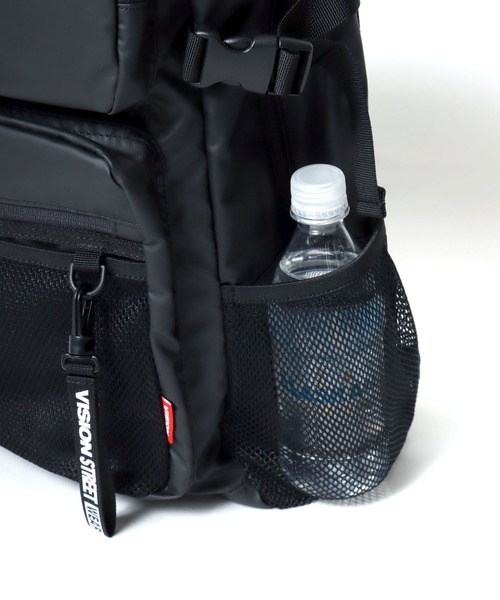 VISION STREET WEAR（ヴィジョンストリートウェア）の「VISION STREET WEAR（ヴィジョンストリートウェア）CONVEIENT  BACKPACK/ワンポイントロゴ バックパック/リュックサック（バックパック/リュック・メンズ・ブラック系1/ブラック系3/ブラック系2・FREE）」の20枚目の写真