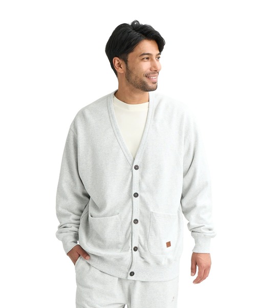 BILLABONG(ビラボン)の「BILLABONG メンズ 【GARAGEコレクション】CUT CARDIGAN セットアップ カーデ 【2026年春夏モデル】/ビラボンカーディガン(SETUP可能)(カーディガン/ボレロ・メンズ・インディゴブルー/グレー・LARGE/MEDIUM)」の1枚目の写真