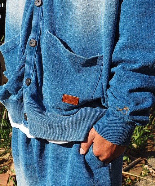 BILLABONG(ビラボン)の「BILLABONG メンズ 【GARAGEコレクション】CUT CARDIGAN セットアップ カーデ 【2026年春夏モデル】/ビラボンカーディガン(SETUP可能)(カーディガン/ボレロ・メンズ・インディゴブルー/グレー・LARGE/MEDIUM)」の4枚目の写真