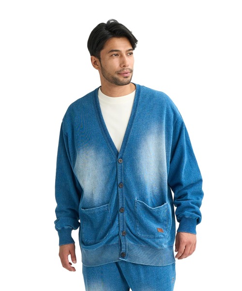 BILLABONG(ビラボン)の「BILLABONG メンズ 【GARAGEコレクション】CUT CARDIGAN セットアップ カーデ 【2026年春夏モデル】/ビラボンカーディガン(SETUP可能)(カーディガン/ボレロ・メンズ・インディゴブルー/グレー・LARGE/MEDIUM)」の5枚目の写真