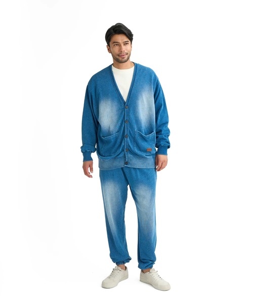 BILLABONG(ビラボン)の「BILLABONG メンズ 【GARAGEコレクション】CUT CARDIGAN セットアップ カーデ 【2026年春夏モデル】/ビラボンカーディガン(SETUP可能)(カーディガン/ボレロ・メンズ・インディゴブルー/グレー・LARGE/MEDIUM)」の7枚目の写真