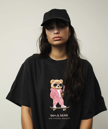 OHP x HARMONIA ゼンジベア セミオーバー 半袖Tシャツ