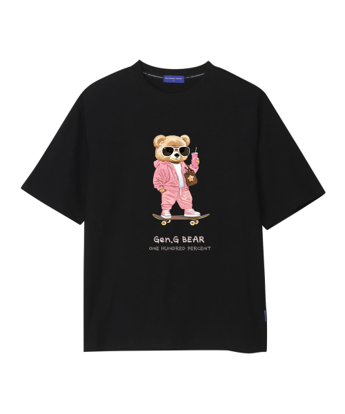 ONEHUNDREDPERCENT FOR WOMAN(ワンハンドレッドパーセントフォーウーマン)の「OHP x HARMONIA ゼンジベア セミオーバー 半袖Tシャツ(Tシャツ/カットソー・レディース・その他・S/M/L/2XL/XL)」の4枚目の写真