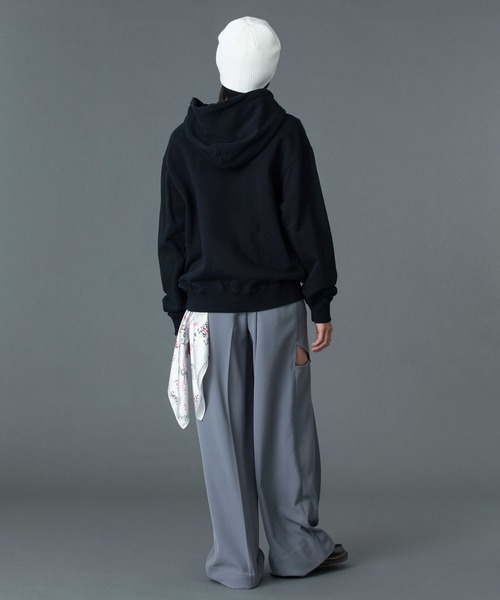 X-girl（エックスガール）の「SPRAY LOGO AND STUDDED BEANIE（ニットキャップ/ビーニー・レディース・ブラック/ライトブルー/ホワイト・ONE SIZE）」の20枚目の写真