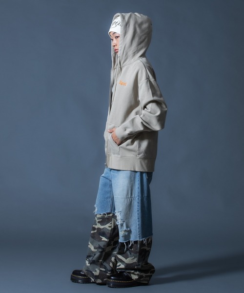 SPRAY LOGO AND STUDDED BEANIE（ニットキャップ/ビーニー）｜X-girl