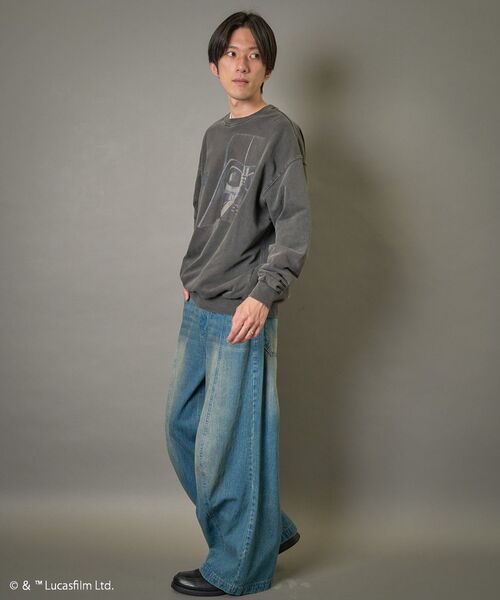 CRAFT STANDARD BOUTIQUE（クラフトスタンダードブティック）の「【STAR WARS/スター・ウォーズ】ダース・ベイダー スウェット（スウェット・メンズ・ブラック・M/L/XL）」の6枚目の写真