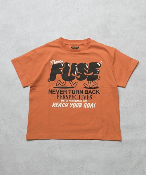 Life Support Products(ライフサポートプロダクツ)の「【プチプラ】プリント半袖T(Tシャツ/カットソー・キッズ・オフホワイト/オレンジ/パープル/ライム/チャコール/ライトピンク/ライトブルー/ブラック/ホワイト系その他/グリーン・110/100/95/90/80/150/140/130/120)」の19枚目の写真